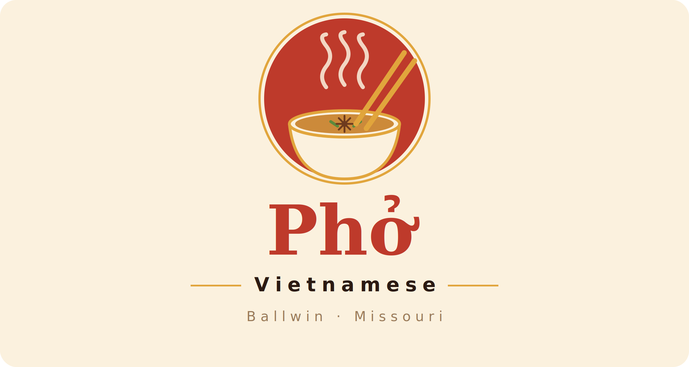 Phở Vietnamese